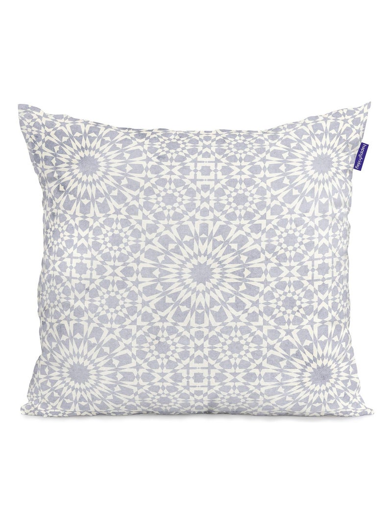 Housse de coussin Bohemia "Happyfriday" Blanc - Kiabi