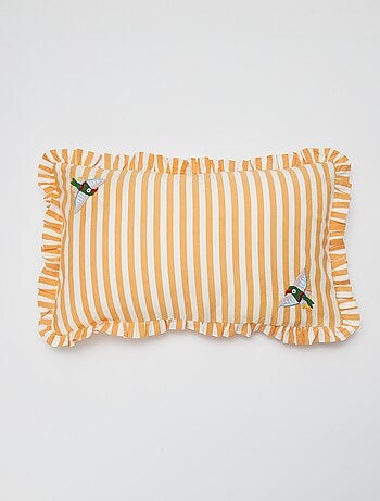 Housse de coussin brodé - Kiabi Home