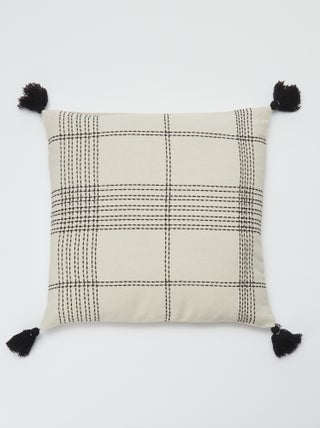 Housse de coussin brodée - Kiabi Home