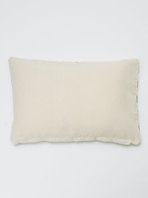 Housse de coussin brodée - Kiabi Home - Kiabi