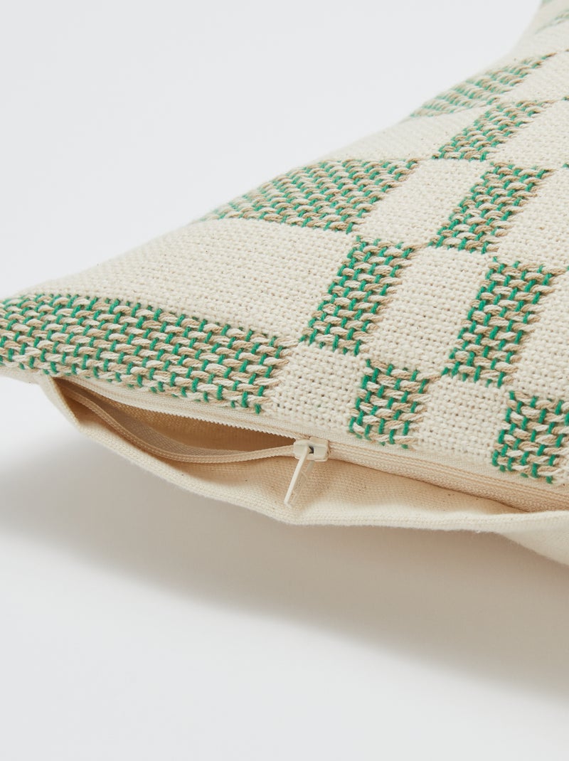 Housse de coussin brodée - Madam Stoltz