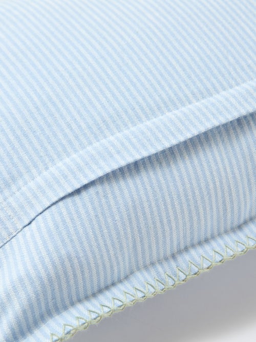 Housse de coussin brodée - Kiabi