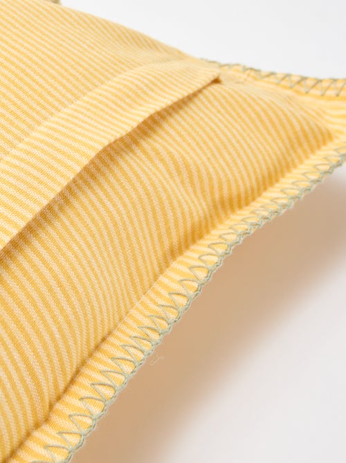 Housse de coussin brodée - Kiabi