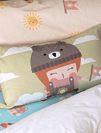 Housse de coussin Camping "Happyfriday