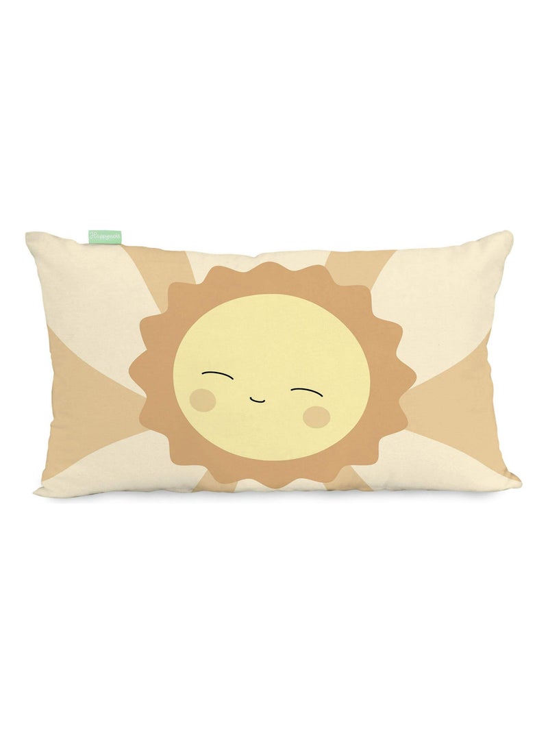 Housse de coussin Camping "Happyfriday" Blanc - Kiabi