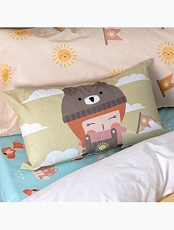 Housse de coussin camping "happyfriday
