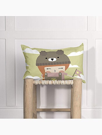 Housse de coussin camping "happyfriday