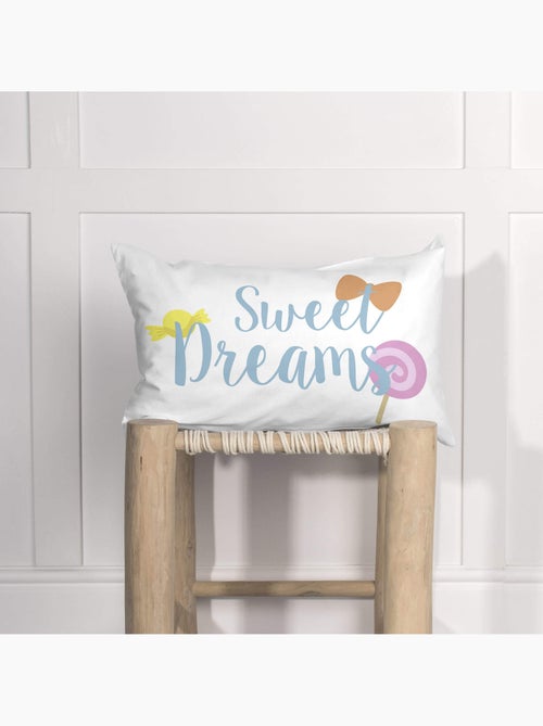Housse de coussin Candies "Happyfriday" - Kiabi