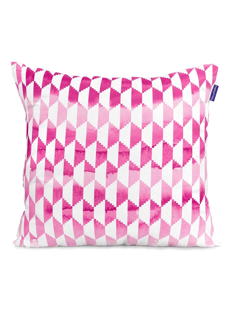 Housse de coussin Cassia "Happyfriday" Blanc - Kiabi