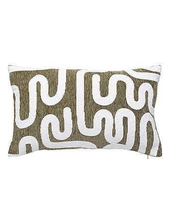 Housse de coussin chenille design