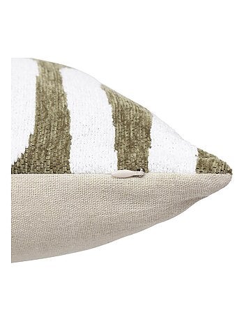 Housse de coussin chenille design