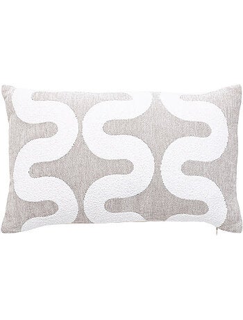 Housse de coussin chenille design