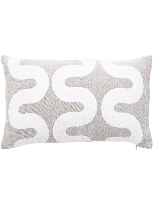 Housse de coussin chenille design - Kiabi