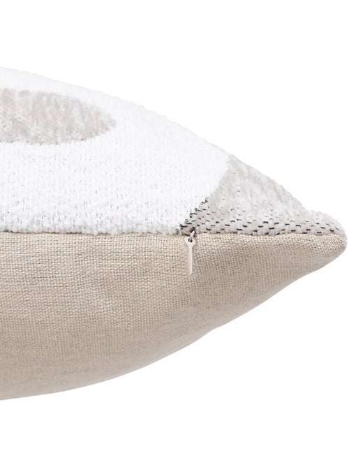 Housse de coussin chenille design - Kiabi