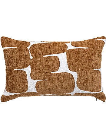 Housse de coussin chenille design