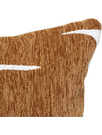 Housse de coussin chenille design