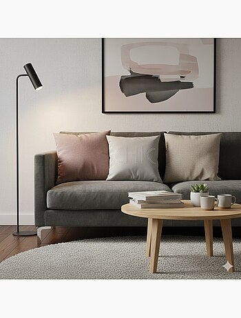 Housse de coussin Chic Gris 40 x 40 cm