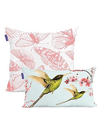 Housse de coussin Chinoiserie "Happyfriday