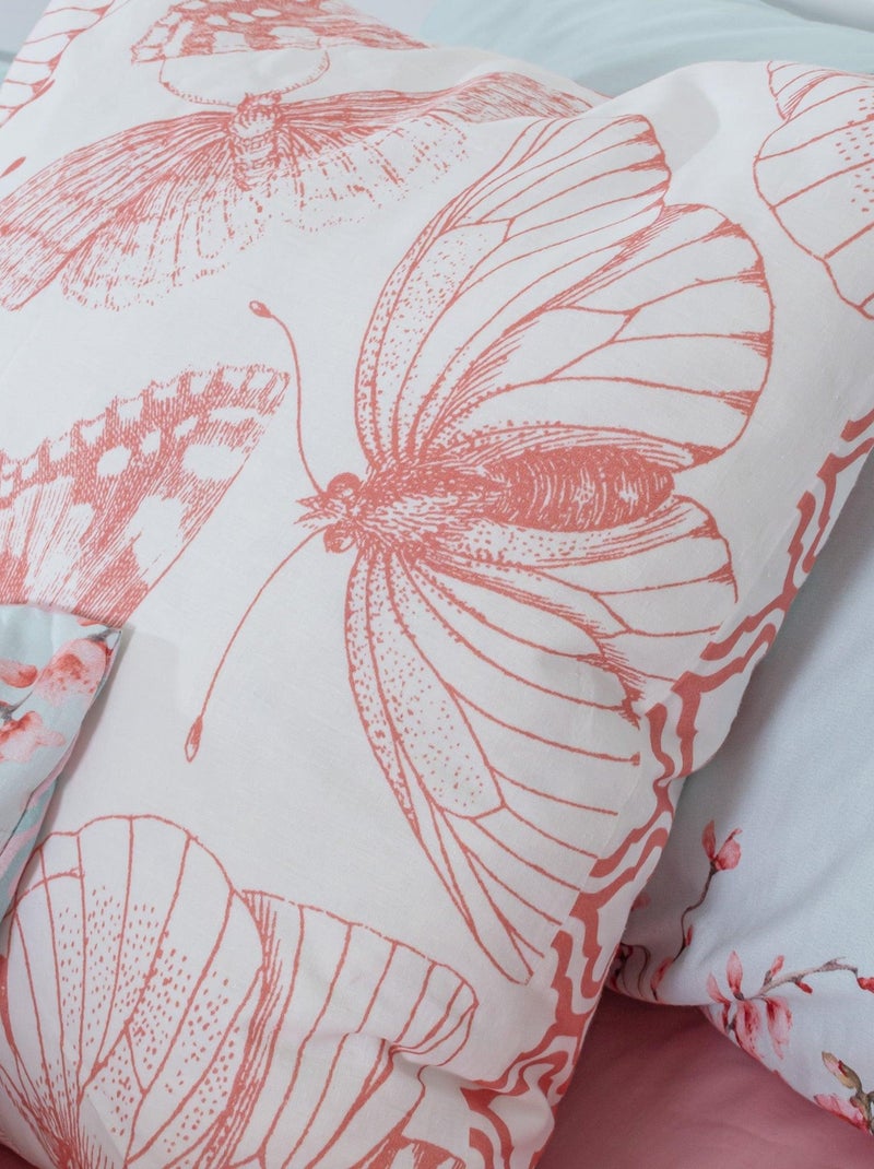 Housse de coussin Chinoiserie "Happyfriday" Blanc - Kiabi