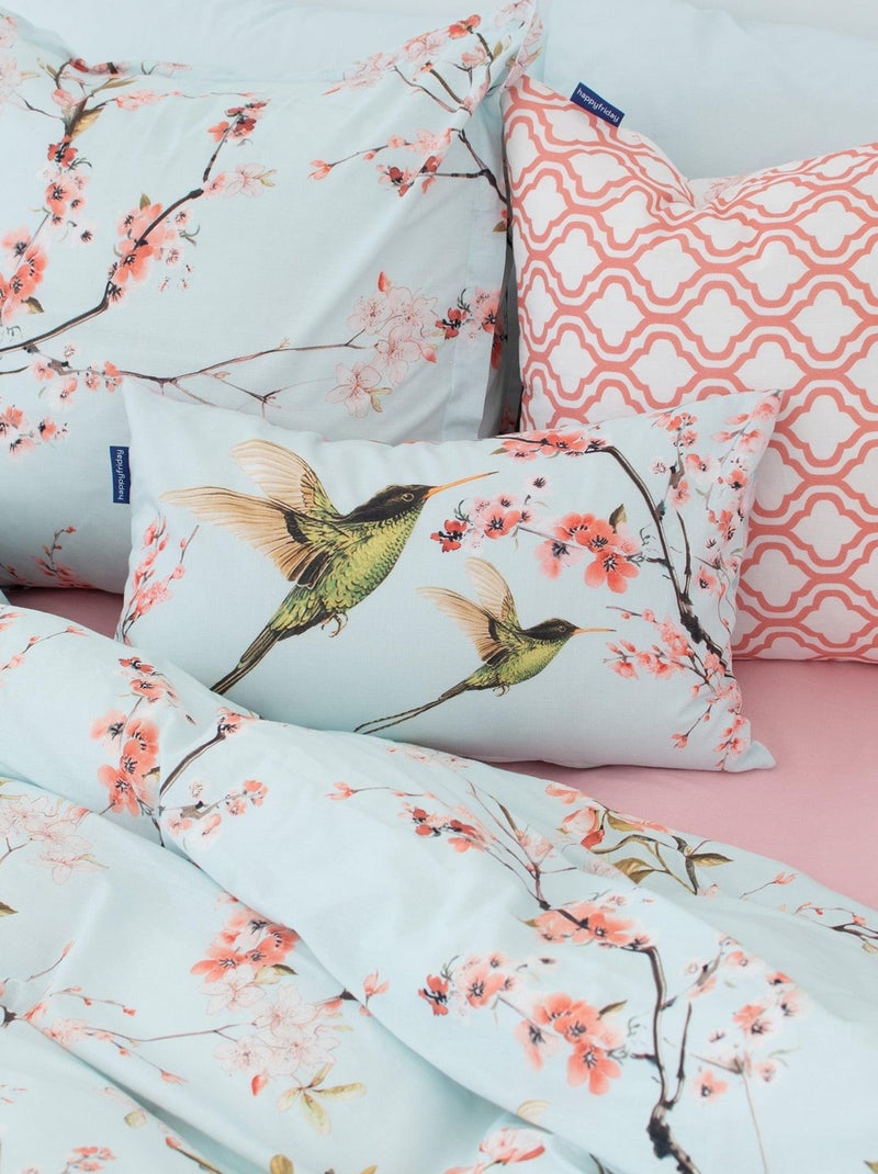 Housse de coussin Chinoiserie "Happyfriday" Blanc - Kiabi