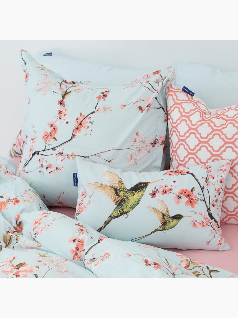Housse de coussin Chinoiserie "Happyfriday" Multicolore - Kiabi