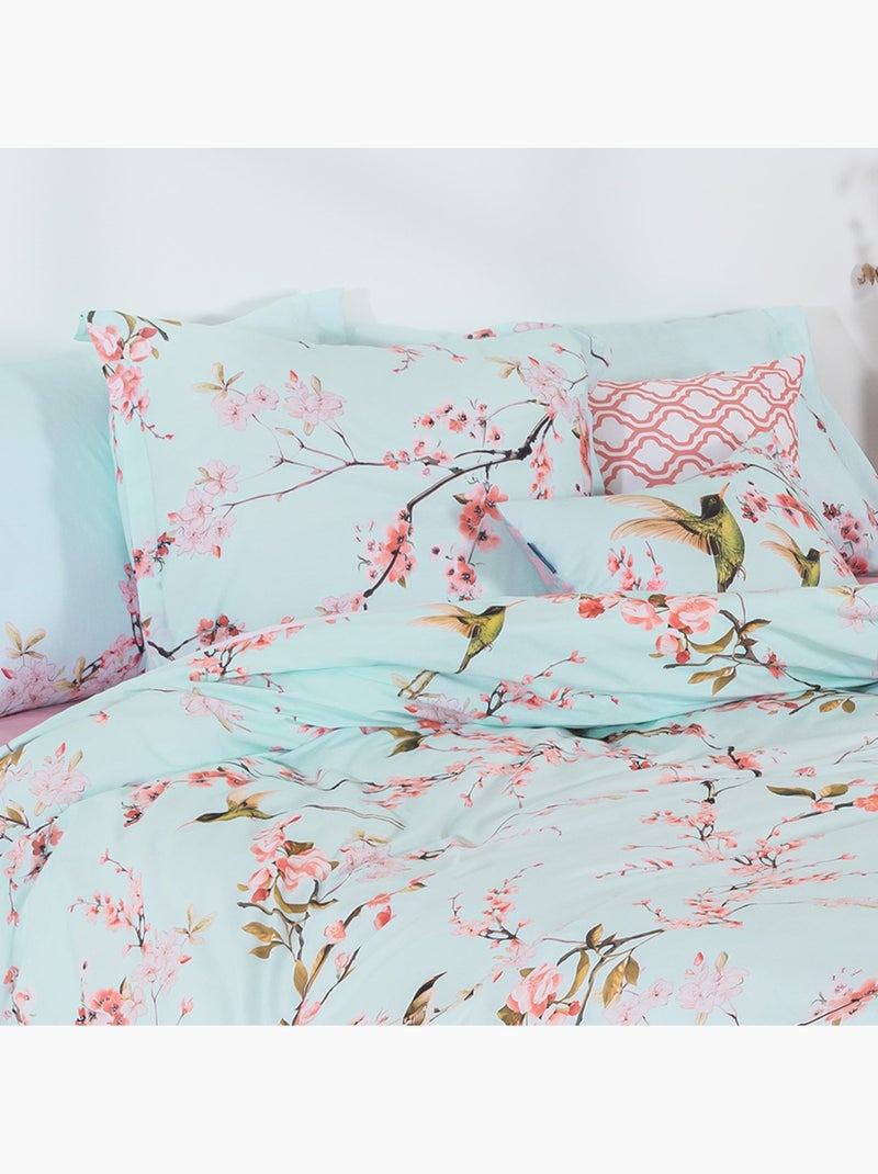 Housse de coussin Chinoiserie "Happyfriday" Multicolore - Kiabi