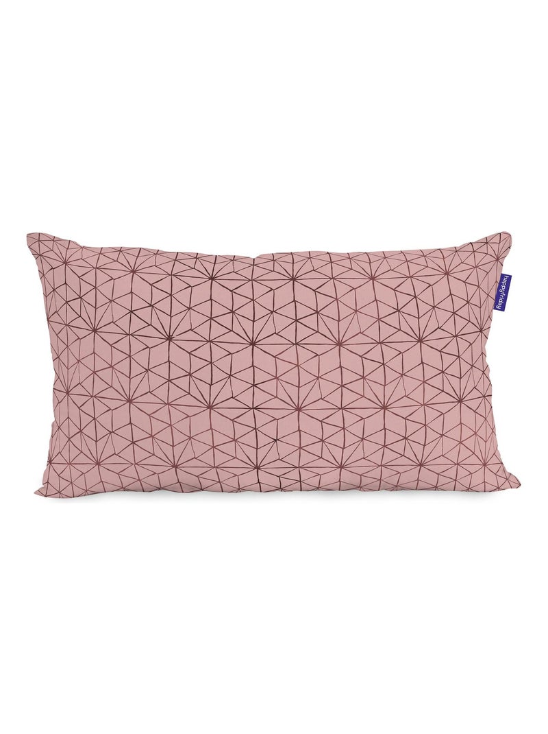 Housse de coussin Chinoiserie rose "Happyfriday" Blanc - Kiabi