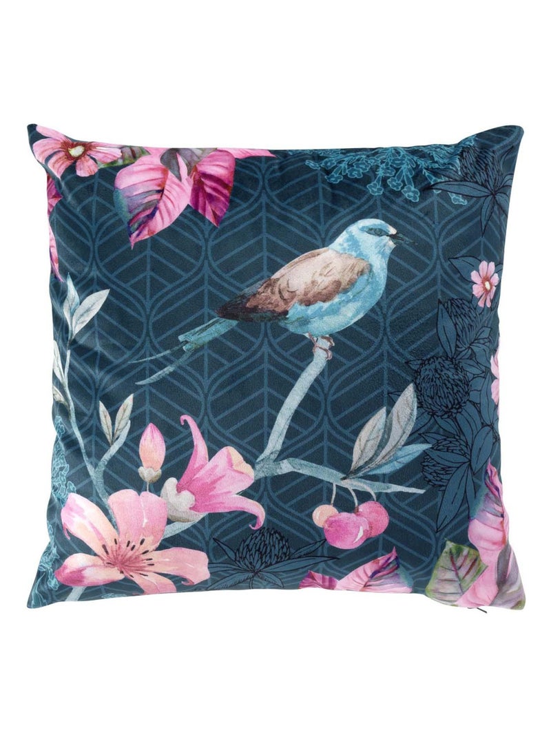 Housse de Coussin Christina la mesange bleue Bleu - Kiabi
