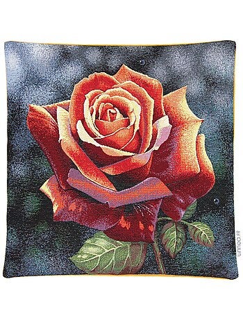 Housse de coussin cm ADRANO Rose chatoyante - polycoton, acrylique