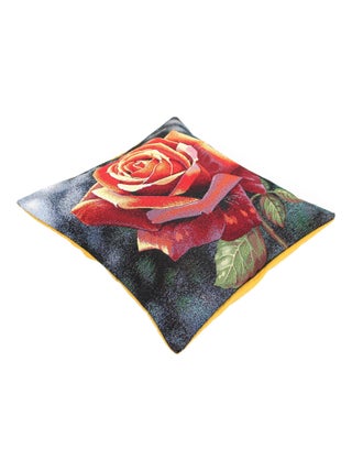 Housse de coussin cm ADRANO Rose chatoyante - polycoton, acrylique