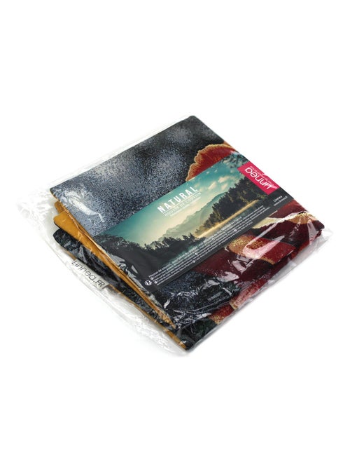 Housse de coussin cm ADRANO Rose chatoyante - polycoton, acrylique - Kiabi