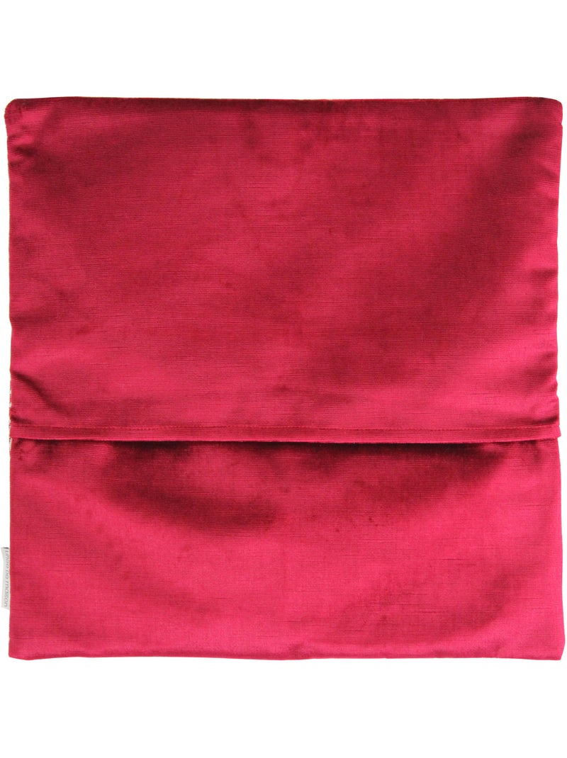 Housse de coussin cm DARZO Poinsettia - Etoile de Noël - polycoton, acrylique Multicolore - Kiabi