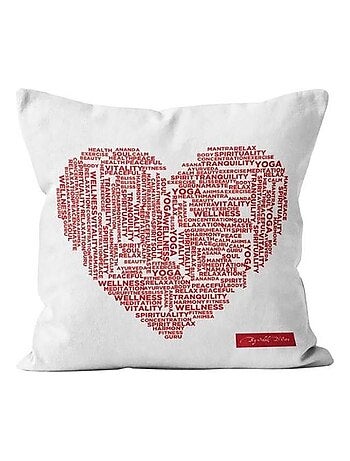 Housse de coussin Cœur 40x40 cm