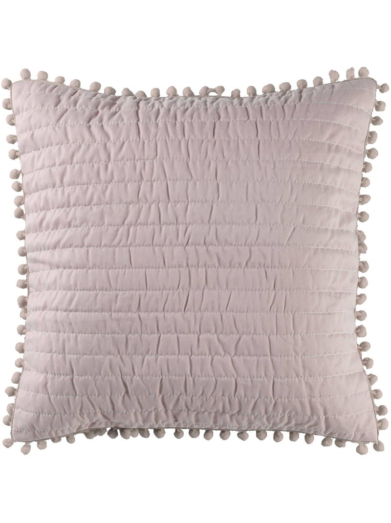 Housse de coussin Collection Dorine Rose clair - Kiabi