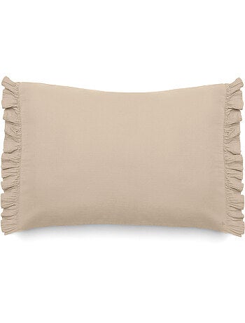 Housse de coussin collection ELZA 2 volants