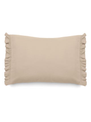 Housse de coussin collection ELZA 2 volants