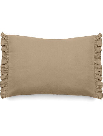 Housse de coussin collection ELZA 2 volants