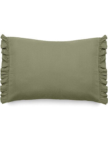 Housse de coussin collection ELZA 2 volants