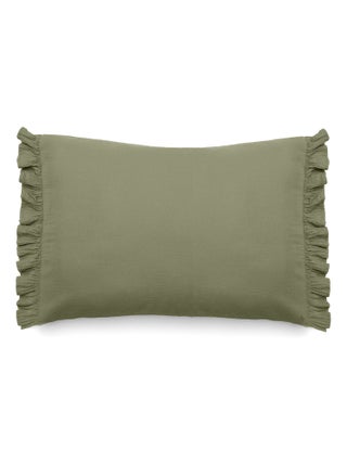 Housse de coussin collection ELZA 2 volants