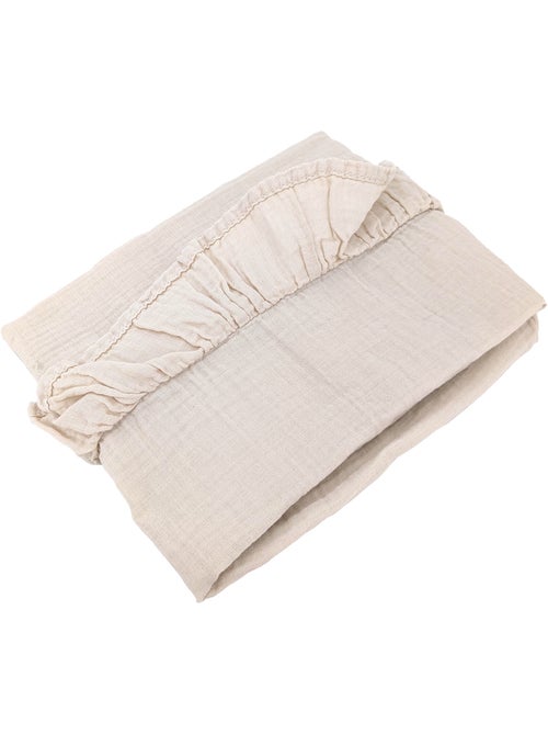 Housse de coussin collection ELZA Volant central - Kiabi