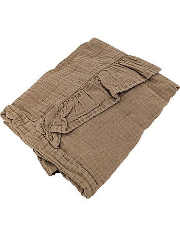 Housse de coussin collection ELZA Volant central