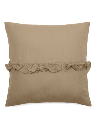 Housse de coussin collection ELZA Volant central