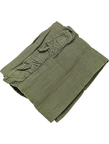 Housse de coussin collection ELZA Volant central