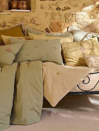 Housse de coussin collection LEONIE Feuillage