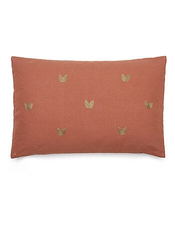 Housse de coussin collection LEONIE Feuillage