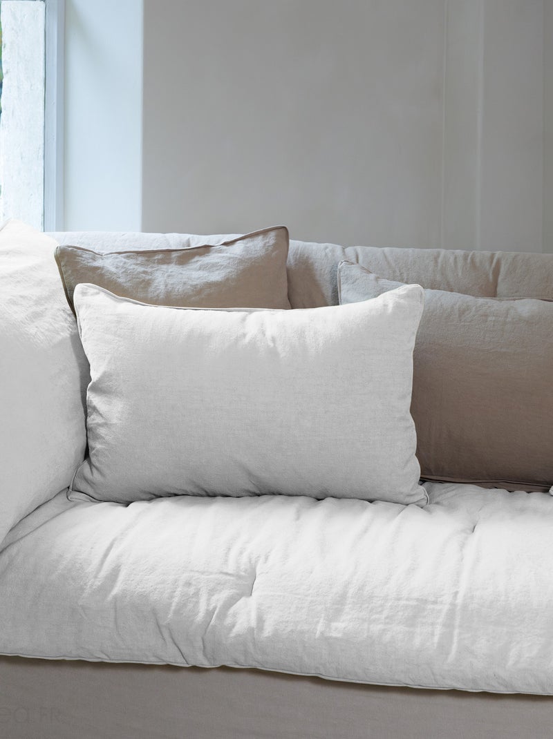 Housse de coussin collection OPERA DECO Blanc - Kiabi