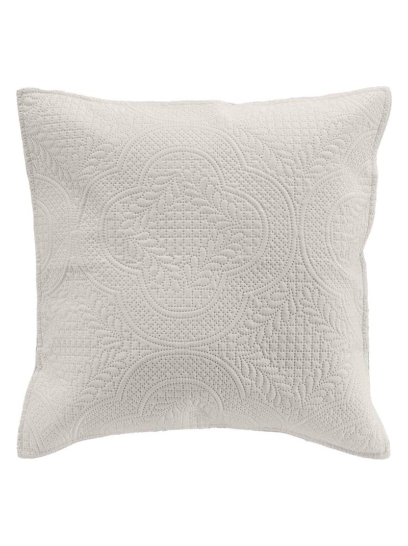 Housse de Coussin Collection Romano Rouge brique - Kiabi