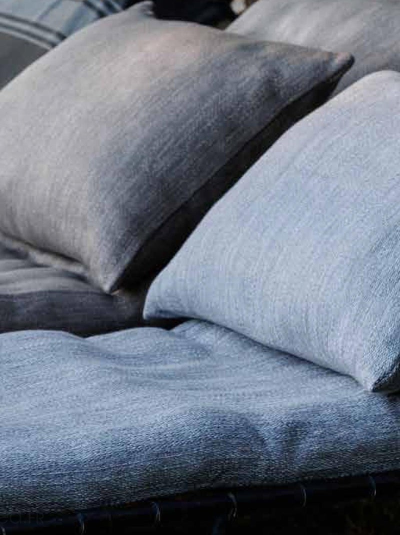 Housse de coussin collection SYRACUSE Gris taupe - Kiabi