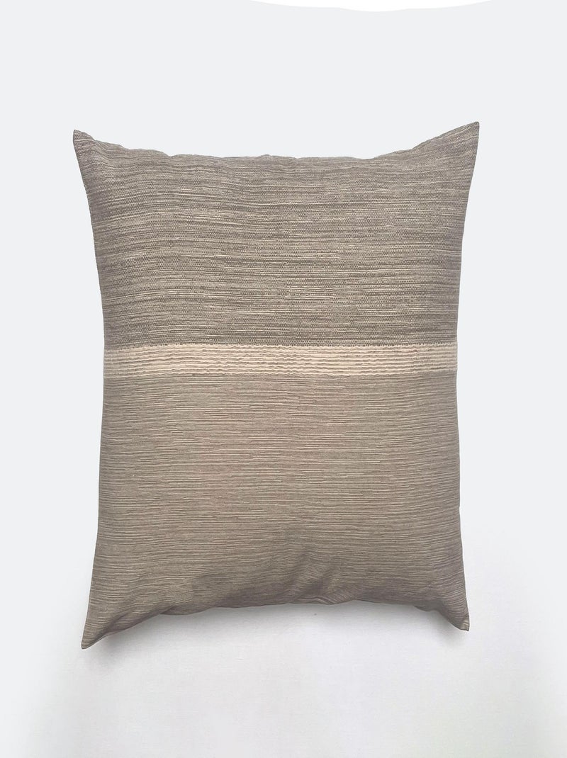 Housse de coussin collection ZAGORA Beige grès - Kiabi