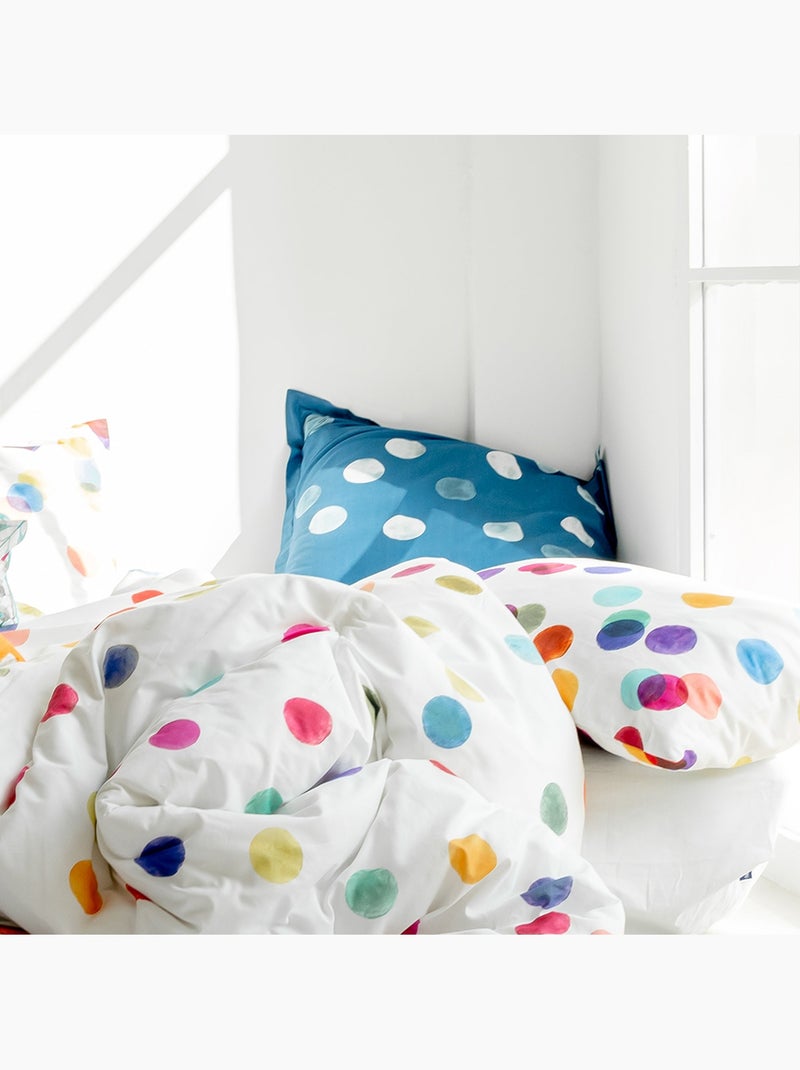 Housse de coussin Confetti "Happyfriday" Blanc - Kiabi